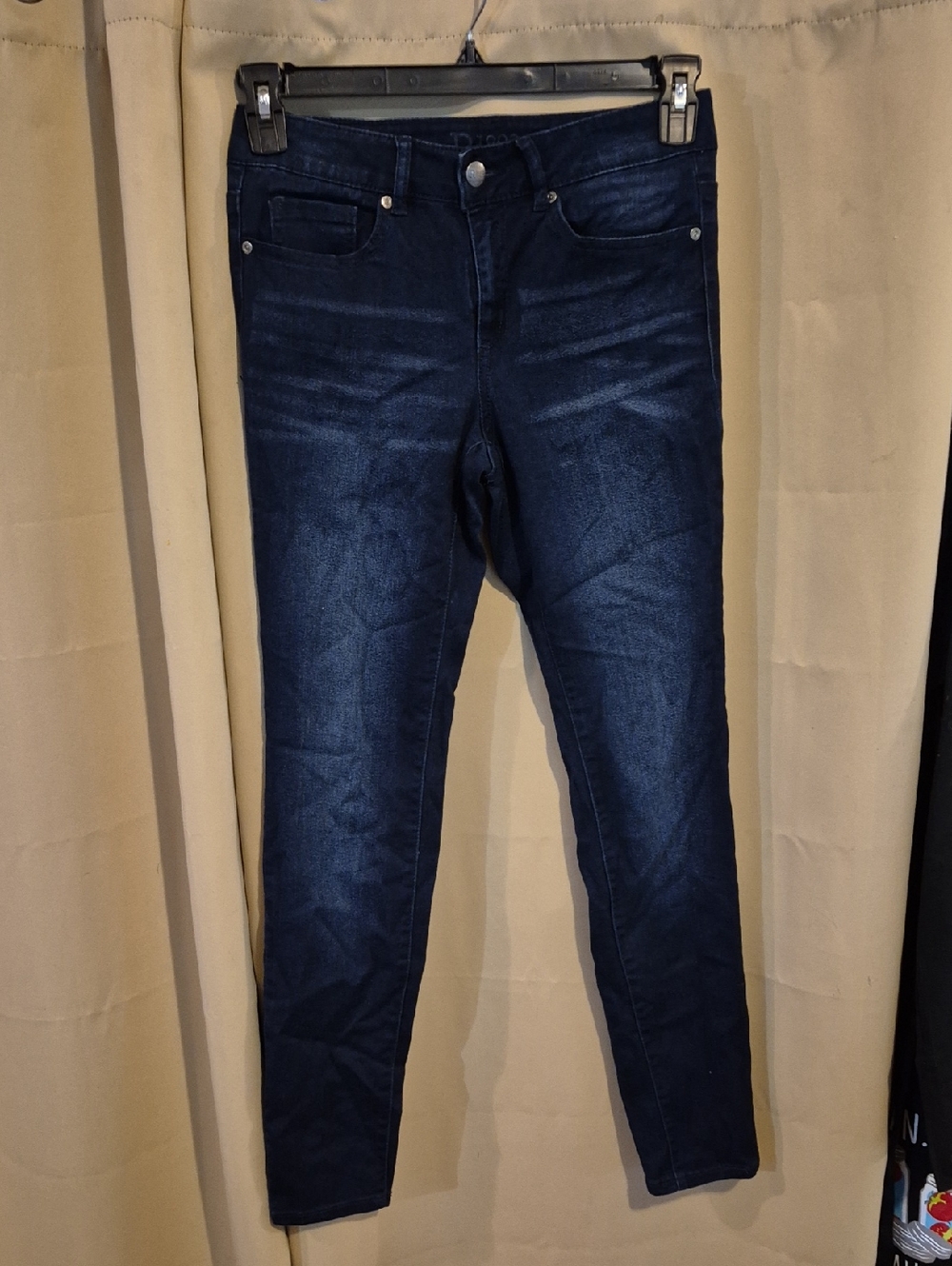 Women's Dark Indigo Skinny Stretch Jeans